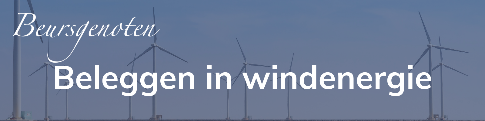 Beleggen in windenergie