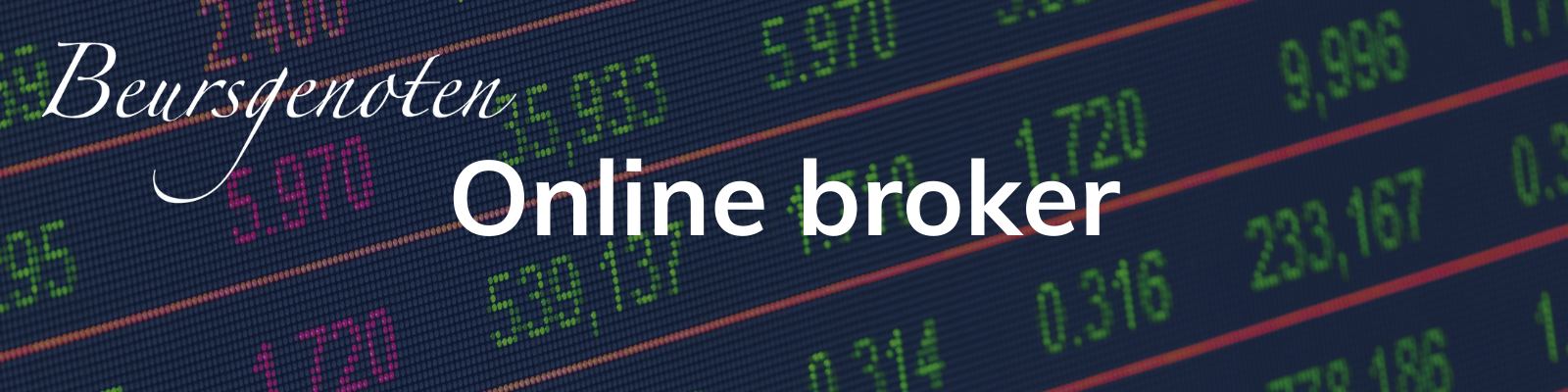 Online brokers